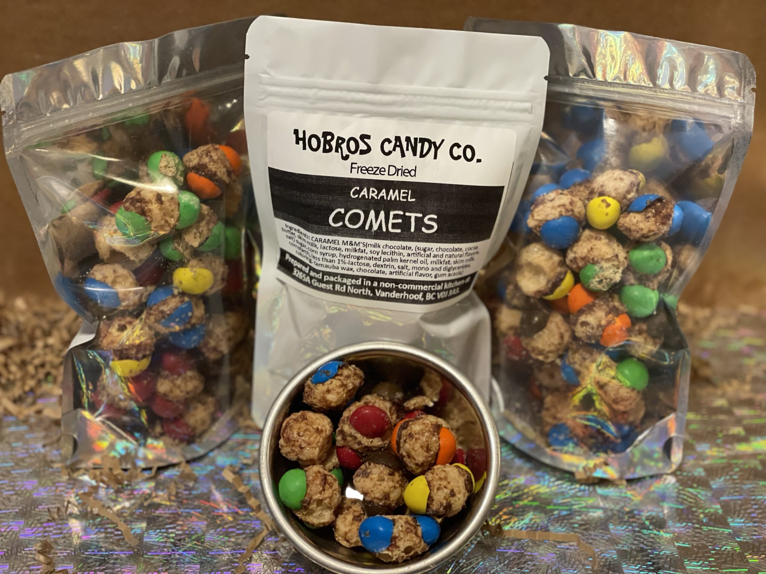 Freeze Dried Caramel Comets